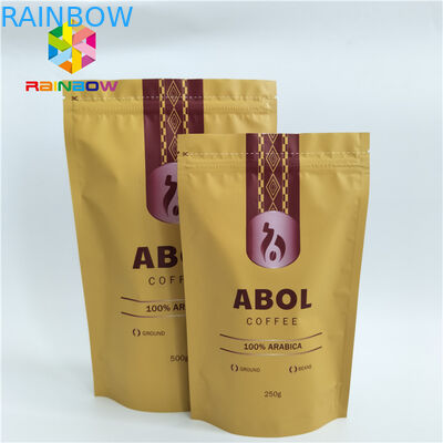 Thực phẩm tùy chỉnh Lớp niêm phong nhiệt nhôm Bao bì Bao bì Ziplock Đứng