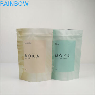 Túi đựng bằng nhựa nhiều lớp có dây kéo tùy chỉnh cho muối tắm