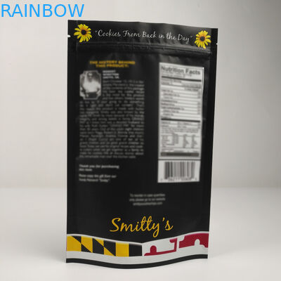 Thân thiện với môi trường Matt nhôm Foil đứng lên Túi ziplock cho thực phẩm hạt