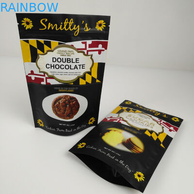 Thân thiện với môi trường Matt nhôm Foil đứng lên Túi ziplock cho thực phẩm hạt