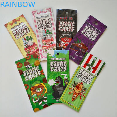 In tùy chỉnh có thể tái chế Mylar Mùi bằng chứng Weed Gummy Bear Ăn được Túi bao bì Ziplock có thể thay đổi được