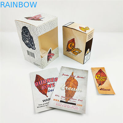 2020 Thiết kế mới Grabba Leaf Cigar Wraps Bao bì Hộp giấy Lá cùn Bộ trưng bày gói