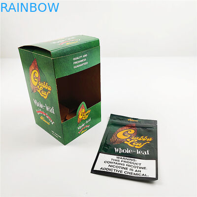 lá nhôm in tùy chỉnh tự nhiên lá grabba Nắp hộp trưng bày hộp đóng gói cho mũ hộp đựng xì gà Hộp đựng xì gà