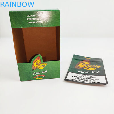 Moq thấp tùy chỉnh in Fronto Cigar Grabba Lá Kraft Hộp giấy cho bao bì lá