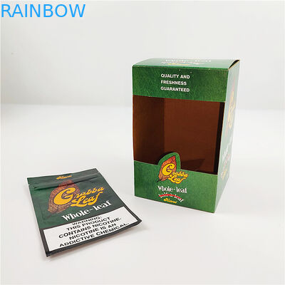 Moq thấp tùy chỉnh in Fronto Cigar Grabba Lá Kraft Hộp giấy cho bao bì lá