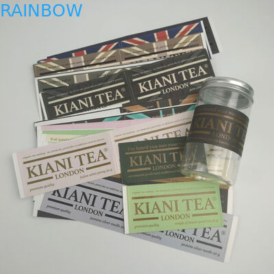 Keo dán tùy chỉnh độc đáo Nhãn dán không thấm nước Sản phẩm thực phẩm Chai nước Logo tùy chỉnh Nhãn in Nhãn dán