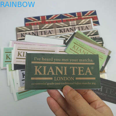 Chấp nhận logo tùy chỉnh OEM Fashionabl in nhãn dán Nhãn rượu dính không thấm nước Nhãn dán