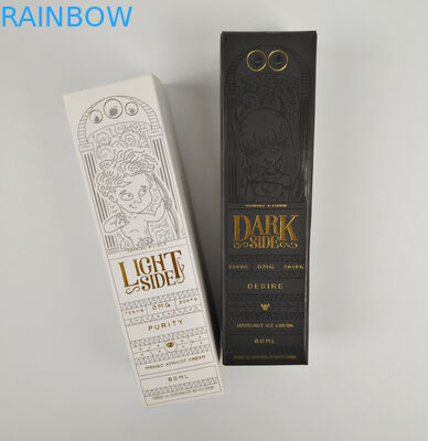 Bán buôn tùy chỉnh Có thể gập lại Nhỏ Màu đen Sang trọng Dập nóng Giấy bạc Quà tặng Bao bì Mỹ phẩm Hộp giấy