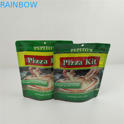 Túi thực phẩm đóng gói Logo Tùy chỉnh Mùi Túi bằng chứng cà phê Giấy bạc Đứng lên Túi in đứng lên túi đóng gói bánh pizza