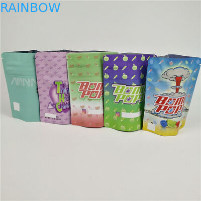 Túi chống mùi Mylar 3,5g có thể hàn lại được Dấu cách nhiệt CMYK