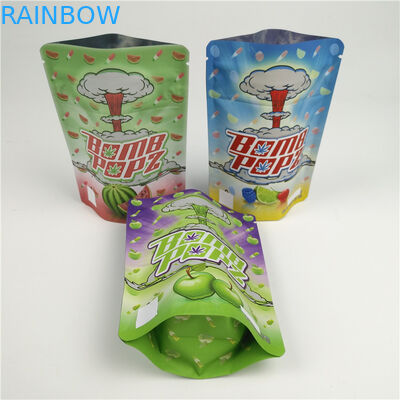 Có thể uốn lại được Cỏ hương bài Mylar Bao bì Hương liệu Có mùi Bằng chứng Túi Mylar MOPP