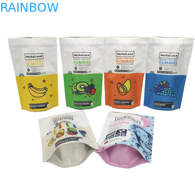 CMYK Mylar Weed Plastic Pouches Bao bì Kẹo dẻo ăn được VMPET