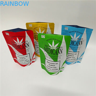 Cookie Flower Smell Proof Túi Mylar Túi Ziplock Trẻ em Chống cỏ dại