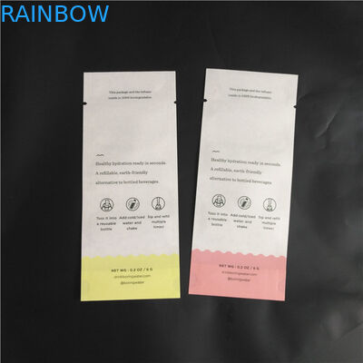 Eco Friend Giấy Kraft có thể phân hủy sinh học PLA Hợp chất bột thực phẩm Gia vị Bao bì Bao bì Ba mặt Túi niêm phong