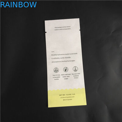 Eco Friend Giấy Kraft có thể phân hủy sinh học PLA Hợp chất bột thực phẩm Gia vị Bao bì Bao bì Ba mặt Túi niêm phong