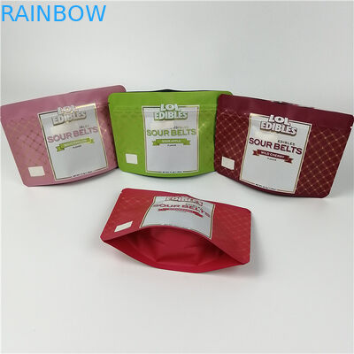 Bánh quy nhựa tùy chỉnh Bánh quy có mùi Ziplock có thể thay đổi được Mylar Wild berry Túi kẹo ban đầu