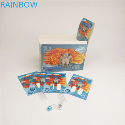 90mic Sexual Pills Thẻ giấy vỉ cho Rhino Magnum