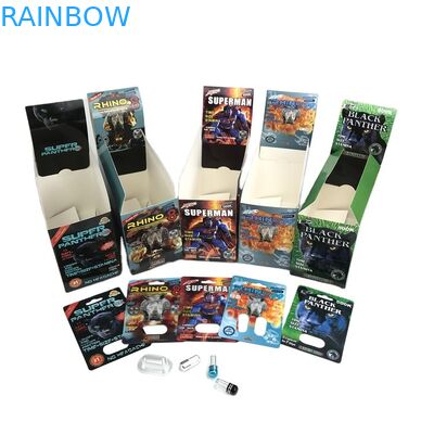 Hologram SGS Thuốc viên tình dục Thẻ vỉ 500k Thẻ giấy 3D vỉ có hộp trưng bày