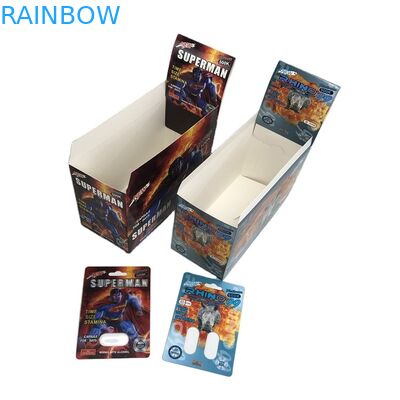 Hologram SGS Thuốc viên tình dục Thẻ vỉ 500k Thẻ giấy 3D vỉ có hộp trưng bày