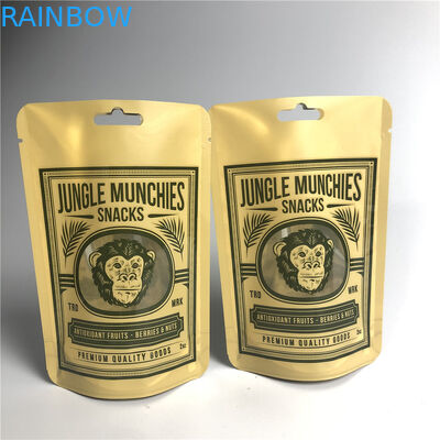 PA 1,5C AL 0,7C Matt Túi đóng gói đồ ăn nhẹ đứng lên MPET