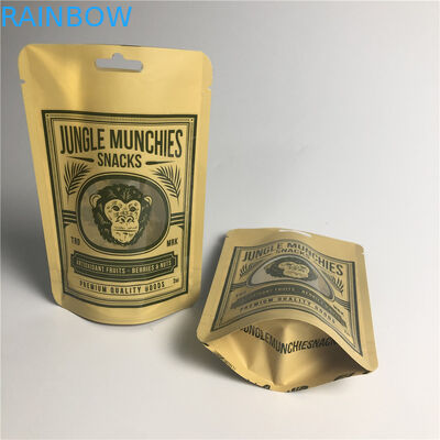 PA 1,5C AL 0,7C Matt Túi đóng gói đồ ăn nhẹ đứng lên MPET