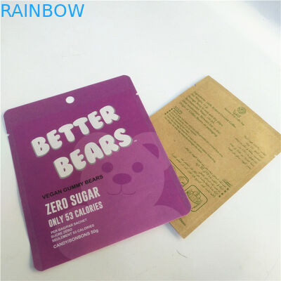 VMPET 1.2C NY 1.5C Túi đóng gói đồ ăn nhẹ phẳng Cmyk cho kẹo bánh quy