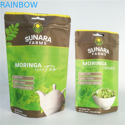 Màng nhiều lớp VMPET SGS Bao bì thực phẩm có thể hàn lại 110mic cho trà / quả hạch