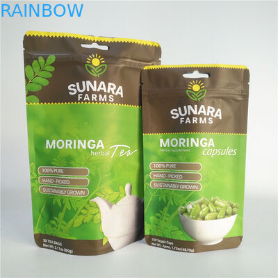 Màng nhiều lớp VMPET SGS Bao bì thực phẩm có thể hàn lại 110mic cho trà / quả hạch