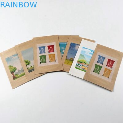 Tinh bột ngô SGS MOPP 50mic Trái cây bao bì Túi giấy PLA Lót