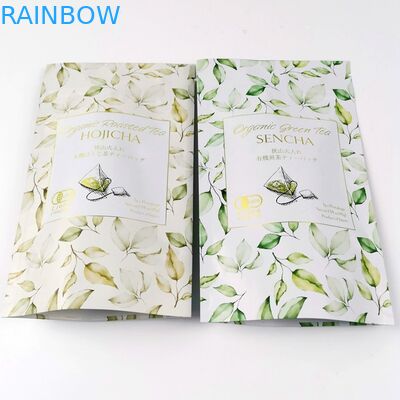CMYK ISO VMPET Aluminium Foil Tea Pouch 120mic MOPP Đứng lên Túi Zipper