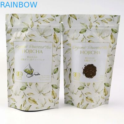 VMPET FDA Cmyk Matte Aluminium Foil Pouch Bột trà Matcha 150mic