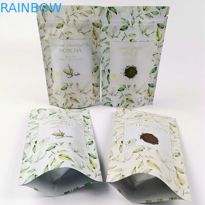 VMPET FDA Cmyk Matte Aluminium Foil Pouch Bột trà Matcha 150mic