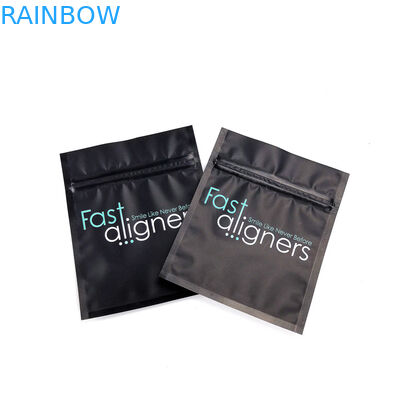 Người căn chỉnh vô hình Túi Mylar có thể tái sử dụng CMYK MOPP 120mic với cửa sổ phía trước rõ ràng