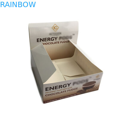 Snack ISO CMYK Hộp bao bì giấy trưng bày 350G Ivory Board vmpet