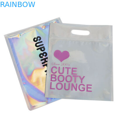 Túi bao bì nhựa đựng quần áo VMPET Mopp 110mic Cmyk có cửa sổ