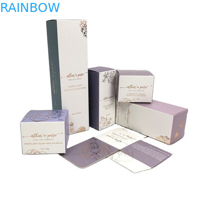 Hộp bao bì mỹ phẩm giấy SGS CMYK 2oz 60ml 30ml dập giấy