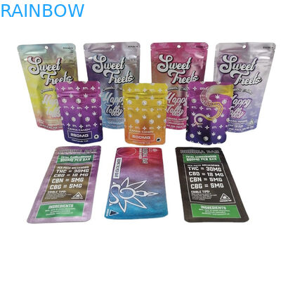 SGS 120mic MOPP dành cho trẻ em Mylar Bag 500mg VMPET Candy Edibles