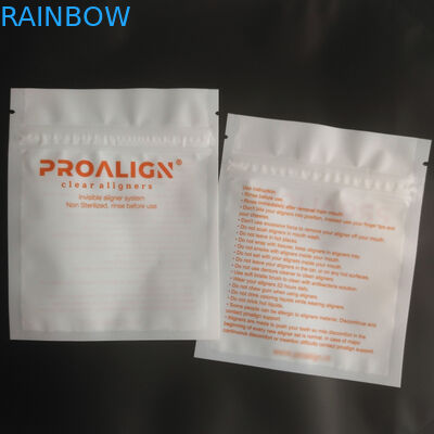 Răng Cmyk 120mic MOPP Túi bao bì bằng nhựa Ống đồng với một mặt