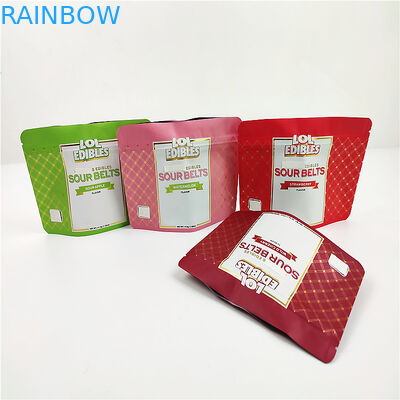 180mic 3.5g CMYK Mylar Cookie Bao bì Bao bì In ống đồng