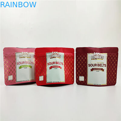 180mic 3.5g CMYK Mylar Cookie Bao bì Bao bì In ống đồng