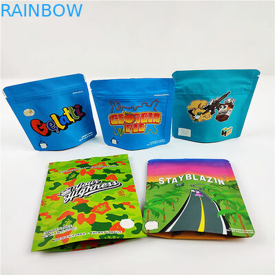 Túi chống mùi bánh quy FSC BSCI CMYK 3.5g Túi đựng bao bì CBD Mylar