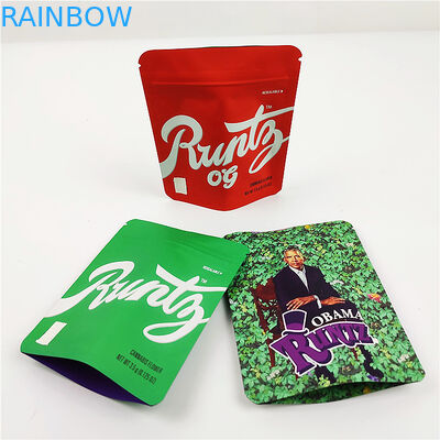 Túi chống mùi bánh quy FSC BSCI CMYK 3.5g Túi đựng bao bì CBD Mylar