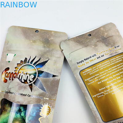 Túi chống mùi bánh quy FSC BSCI CMYK 3.5g Túi đựng bao bì CBD Mylar