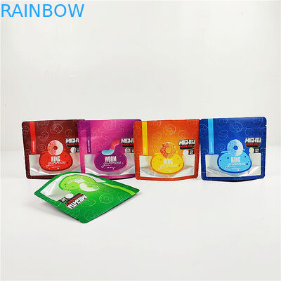 3.5g Nhựa Doypack Bao bì hương thảo mộc ăn được CMYK Túi đựng thảo dược Mylar