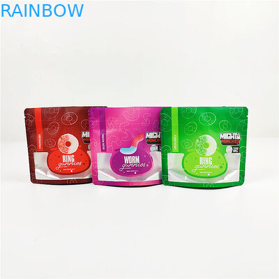 3.SA8000 QS CBD in ống đồng Túi chống mùi 100mic Matte Clear Mylar Túi