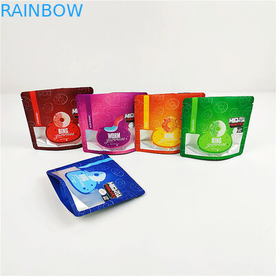 14g CBD SGS Túi giấy bạc chống mùi Túi bao bì 80mic Gummy Mylar