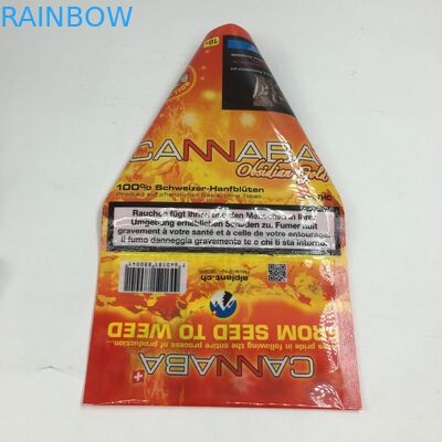 Túi CBD Bao bì phẳng ZIplock Xì gà Lá thuốc lá Bao bì Túi bao bì nhựa Mylar