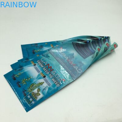 In kỹ thuật số ZIplock Xì gà Lá thuốc lá Bao bì Túi nhựa Mylar Bao bì Túi nhựa CBD Túi bọc