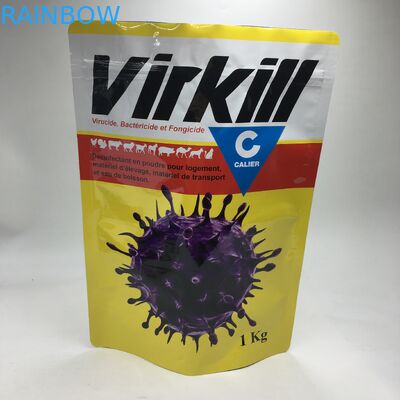 Đứng lên Hợp chất nhiều lớp nhôm nhiều lớp Whey Protein Bột lưu trữ thực phẩm Túi đóng gói Ziplock 1kg Bột thực phẩm Túi