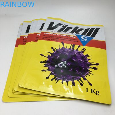 Đứng lên Hợp chất nhiều lớp nhôm nhiều lớp Whey Protein Bột lưu trữ thực phẩm Túi đóng gói Ziplock 1kg Bột thực phẩm Túi